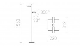 Lampa podłogowa Redlux Fado R12475