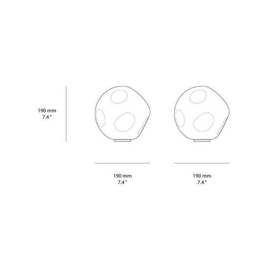 Lampka Nocna Foscarini Hoba Midi FN3250T3S0-10E00