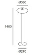 Lampa podłogowa LEDS H 25-7742-DN-DN Grok