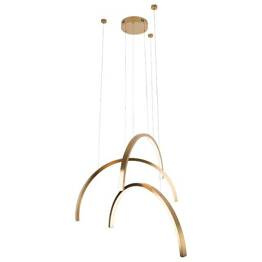 Lampa wisząca Maxlight P0509 Trio arc Brushed Gold