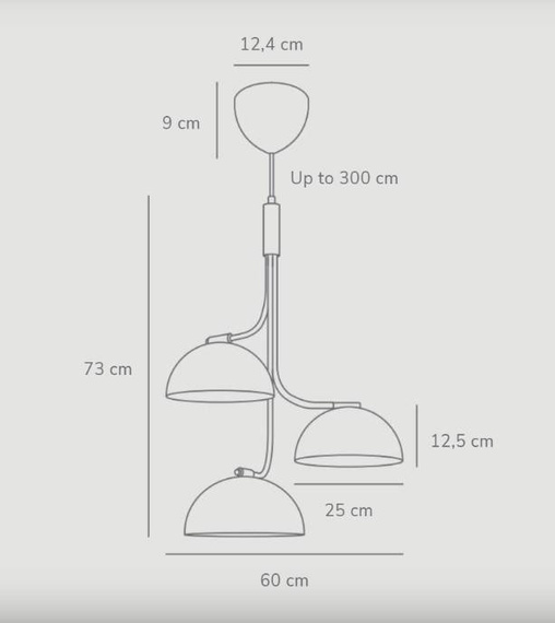 Nordlux Tullio 2220033001 Lampa wisząca
