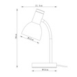 Lampka Biurkowa Italux Senza TB-37263-OG