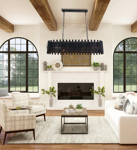 Lampa Wisząca Elem Narni 6235/8 BL