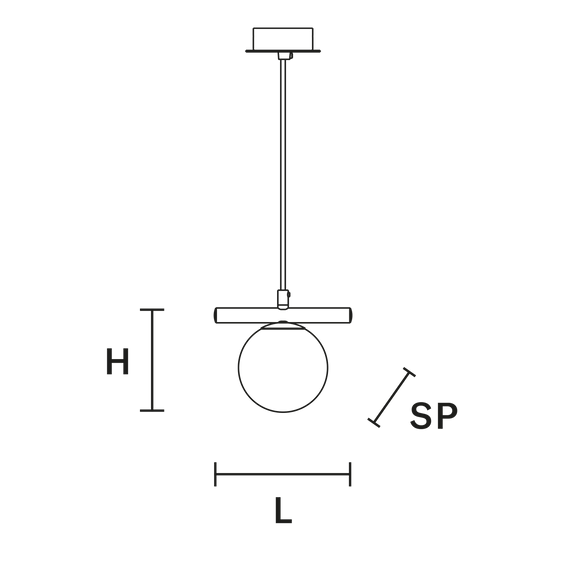 Zwis Posy S1 12 Masiero Mały 12 cm