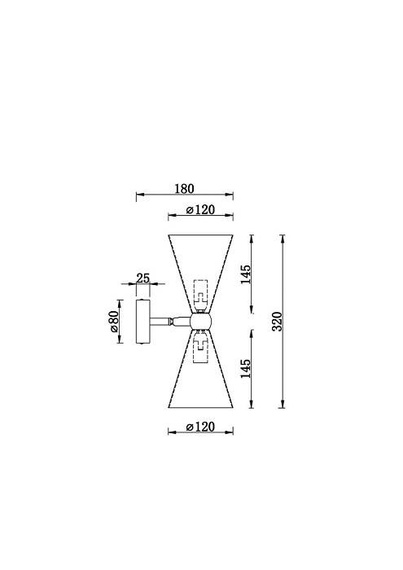 Lampa ścienna Maytoni Vesper MOD108WL-02WG Biały