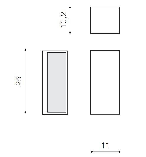 Szara Oprawa ścienna Azzardo Venta AZ4351