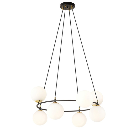 Lampa Wisząca Emibig Azura 8 Bl Opal (1295/8)