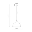 Lampa Wisząca TK Lighting Cap 5665
