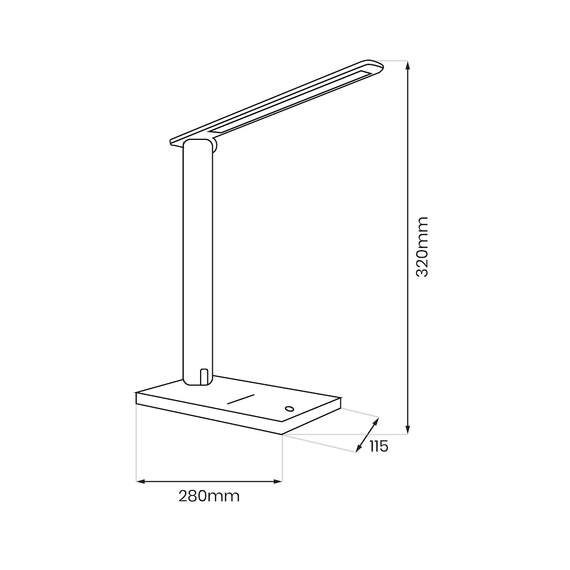 Milagro Lampki Biurkowe ML1630 Lampa Stołowa