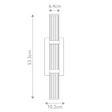 Eurofase Fayton QN-FAYTON-M-BK Lampa ścienna