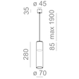 AQform Modern Glass 50473-0000-U8-PH-13 Lampa Wisząca