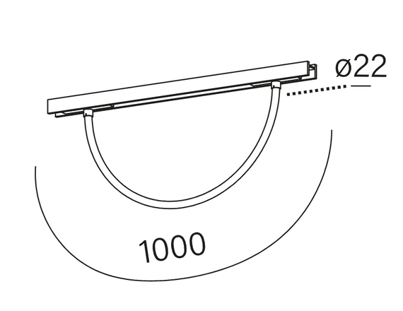 Aqform 16510-M930-D9-00-12 Lampa do szynoprzewodu Tube 3000K