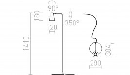 Lampa podłogowa Redlux Icar R12419