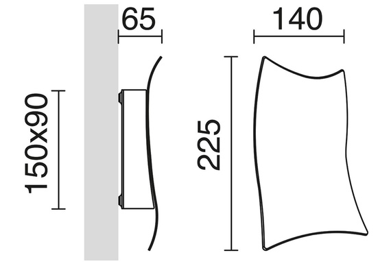 Lampa ścienna Toliman 692A-L0106A-01 Novolux Exo 
