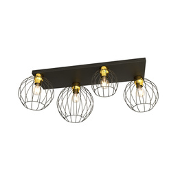 Lampa Sufitowa Emibig Nest 4 Bl Gold (1370/4)