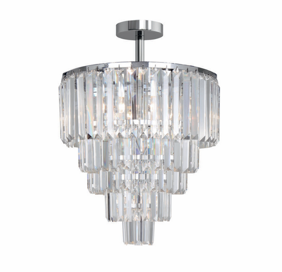 Plafoniera FC17106/6+3+1-CHROME+CL Zuma Line Amedeo