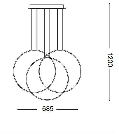 Lampa wisząca Ideal Lux Frame 269351