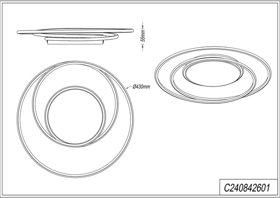 Lampa Sufitowa Zuma Line Zephyra 003064-034719