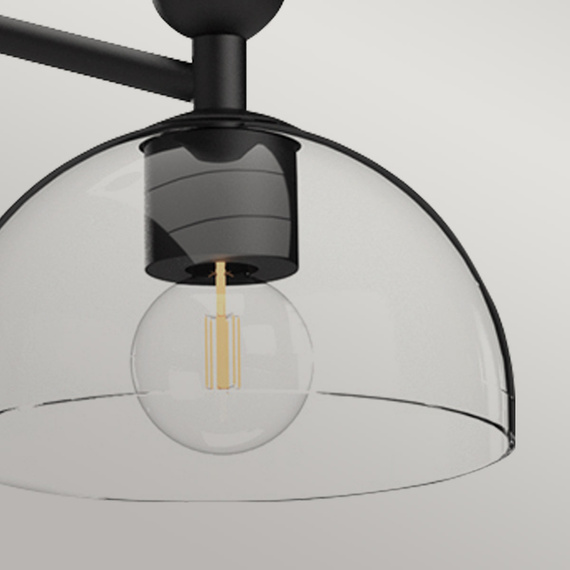 Zwis Elstead Lighting ALM-JUDE3-MB-CL