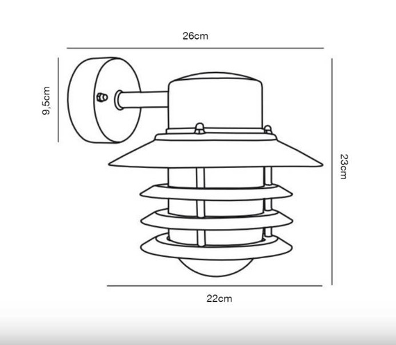 Lampa ścienna Nordlux Vejers 74461031