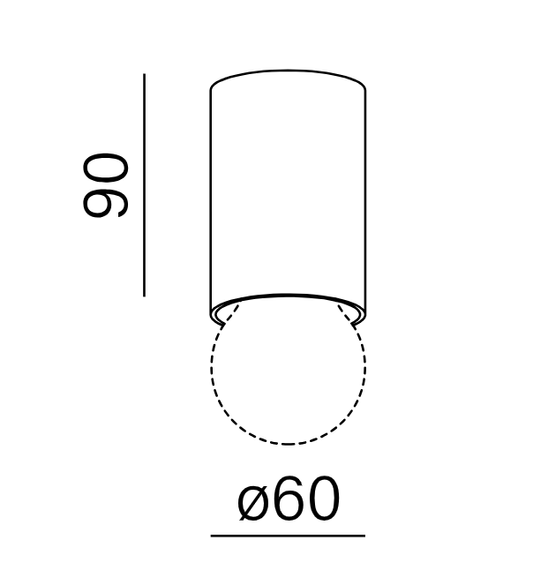 Oprawa punktowa 47032-0000-U8-PH-12 AQform Pet czarna 