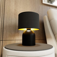 Emibig Aspen Ln1 Black/Gold (1323/LN1) Lampa Stołowa