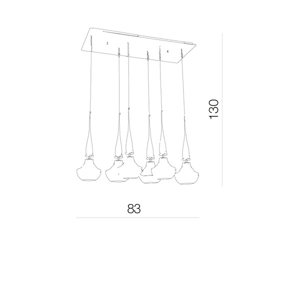 Lampa Wisząca Azzardo Tasos AZ1883