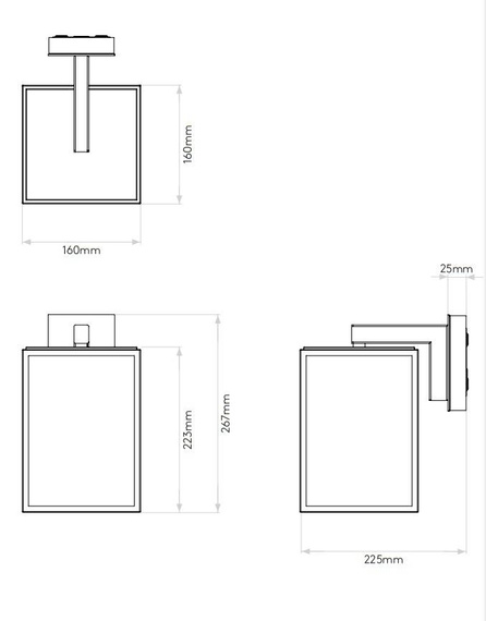 Kinkiet Astro Box 1354003