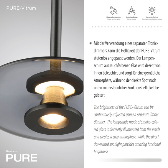 Lampa Wisząca Zuma Line Pure Vitrum 003902-030773