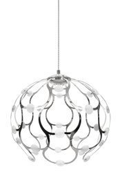 Lampa wisząca nowoczesna LED Berella Light Aspilia 40 cm chrom BL0154