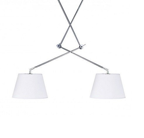 Adam 2S Lampa Wisząca Azzardo biała AZ1842+AZ2588 x2