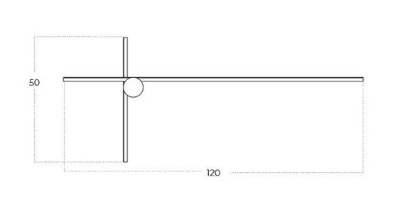 Azzardo Lampa ścienna Frank A 3000K WH AZ5759