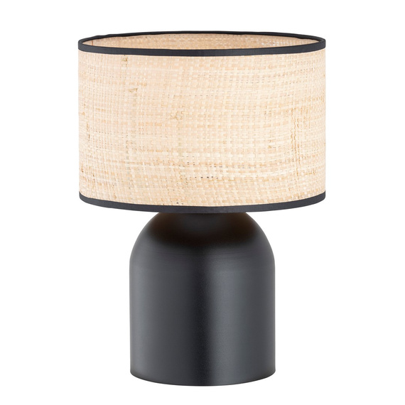 Lampa Stołowa Emibig Aspen Ln1 Black/Rattan (1324/LN1)