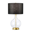 Elstead Lighting Orb Lampka nocna ORB-CLEAR-AB-BLK