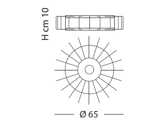 Lampa Sufitowa Futura LS Q/283 złota Sillux