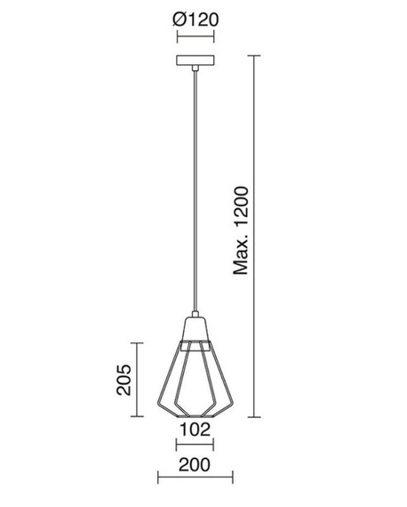 Zwis Elga 684A-G05X1A-02 Novolux Exo 