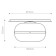 Lampa Sufitowa Eurofase QN-NOTTINGHAM-F-L-AB