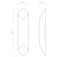 Lampa Ścienna Astro Ako 1481029