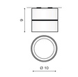 Plafon Azzardo Scorpio AZ1452 Chrome