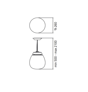 Lampa wisząca Artemide Empaia 1819010A