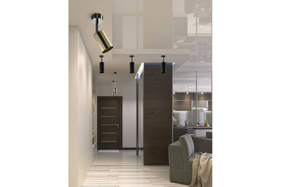 Lampa wisząca Azzardo Erebus AZ3392+AZ3387 Czarno Biała