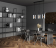 Zwis Italux Sardo Pnd-5581-3-Bk+Sg