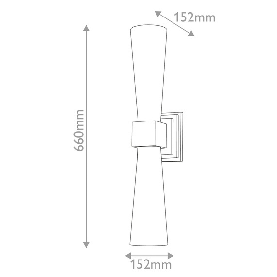Kinkiet Elstead Lighting KRISTY-2WB-DG-OPAL