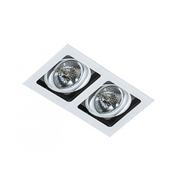 Wpust Azzardo Sisto 2 biało-czarny AZ1447