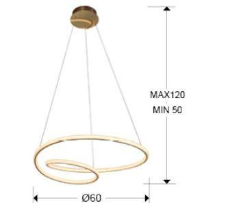Lampa wisząca Schuller Tube 138611