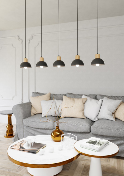 Lampa Wisząca Emibig Seco 5 Bl (1393/5)