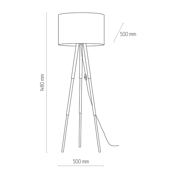 Stojąca Lampa Podłogowa TK Lighting Tokyo 5287 