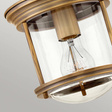 Elstead Lighting Plafoniera Hadrian QN-HADRIAN-MINI-F-BR-CLEAR