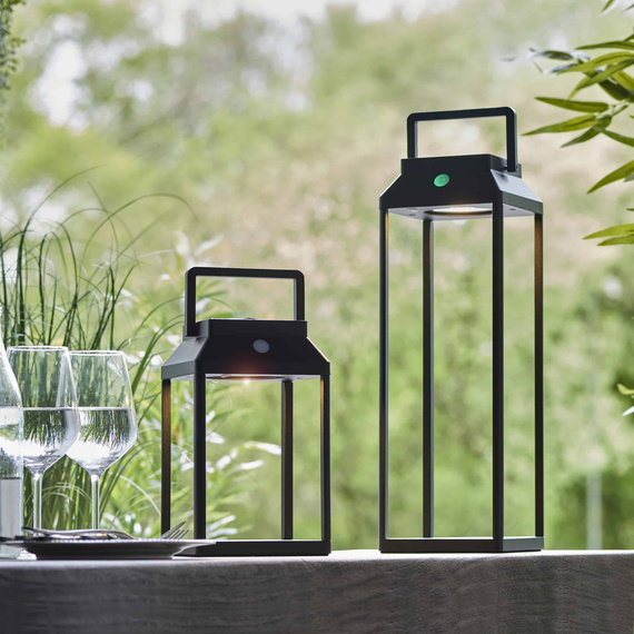Endon Lampa stołowa zewnętrzna solarna 96931 Linterna