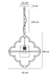 Lampa wisząca Berella Light Hevis 1 BL0157